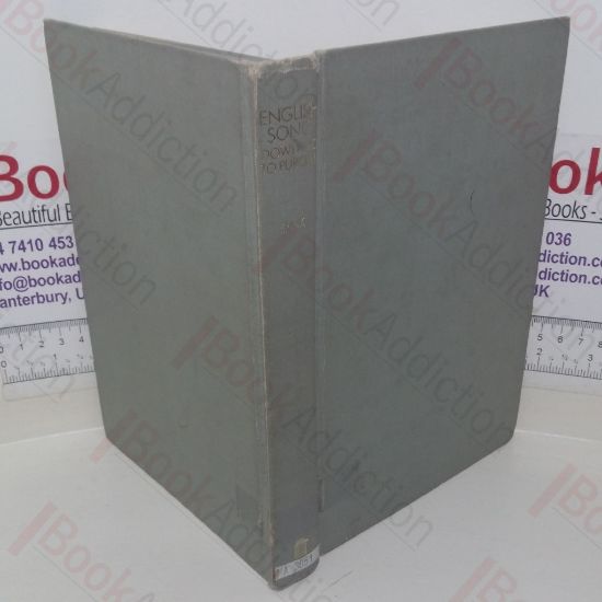 Picture of English Song: Dowland to Purcell