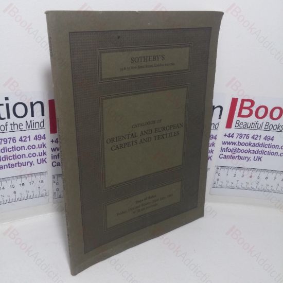 Picture of Catalogue of Oriental and European Carpets and Textiles (Sotheby's Auction Catalogue, London, UK, 15 July 1983 - 22 July 1983)