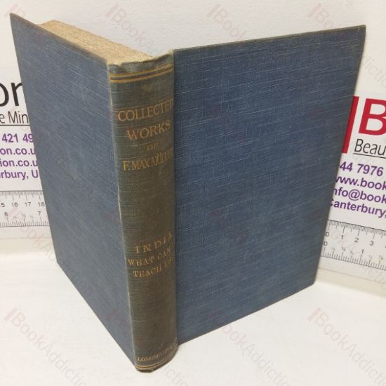 Picture of India: What Can It Teach Us? A Course of Lectures delivered before the University of Cambridge