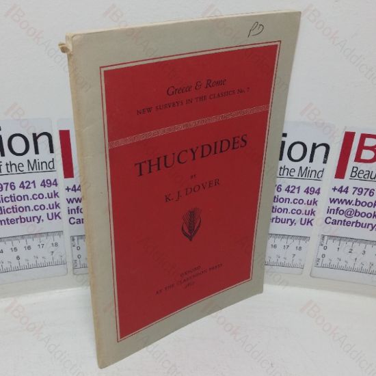 Picture of Thucydides (Greece & Rome: New Surveys in the Classics series, No. 7)