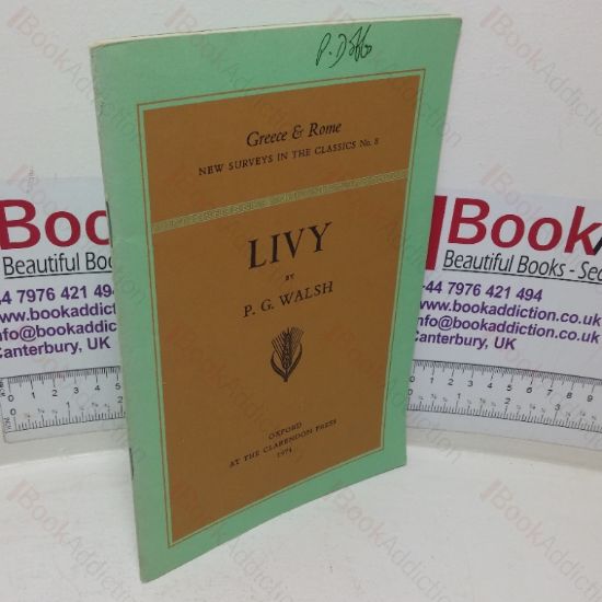Picture of Livy (Greece & Rome: New Surveys in the Classics series, No. 8)