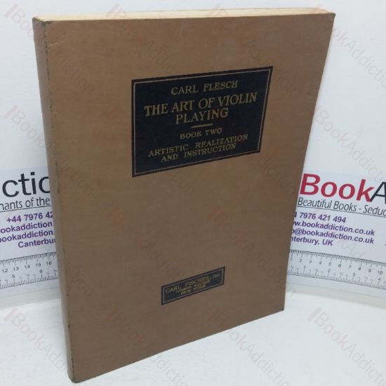 Picture of The Art of Violin Playing, Book One - Technique in General, Applied Technique - and Book Two - Artistic Realisation and Instruction