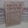 Picture of Essays in Criticism : Volume XXXVI, No. 2, April 1986