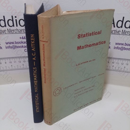 Picture of Statistical Mathematics (University Mathematical Texts Series)