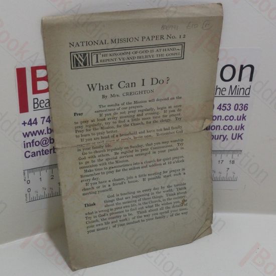 Picture of What Can I Do? (National Mission Paper, No. 12)