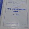Picture of The Confidential Clerk by T S Eliot : Duke of York's Theatre Programme, April 1954