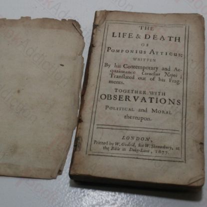 Picture of The Life and Death of Pomponius Atticus, Together with Observations Political and Moral Thereon