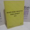 Picture of Who Does What in Parliament, 1971