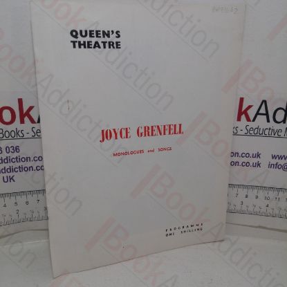 Picture of Joyce Grenfell: Monologues and Songs (Theatre Programme, Queen's Theatre, London, March 1965)