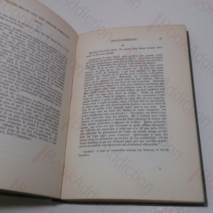 Picture of Sainte-Beuve and the French Romantics: Selected Passages