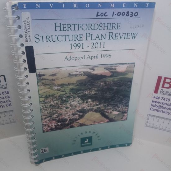 Picture of Hertfordshire Structure Plan Review, 1991-2011 : Adopted in 1998