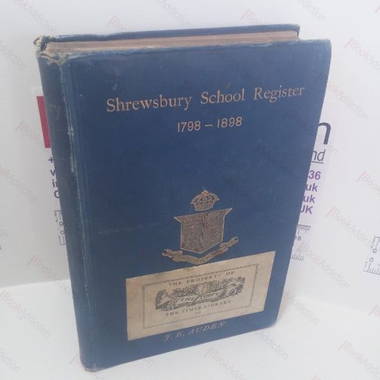 Picture of Shrewsbury School Register, 1798-1898