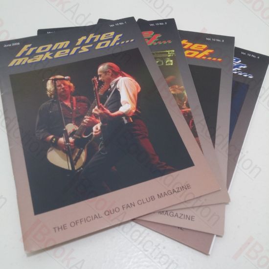 Picture of From the Makers Of, The Official Quo Fan Club Magazine (Vol 10, Issues 1-4, 2008-09)