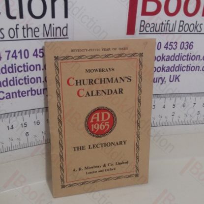 Picture of Mowbray's Churchman's Calendar, AD 1965, The Lectionary