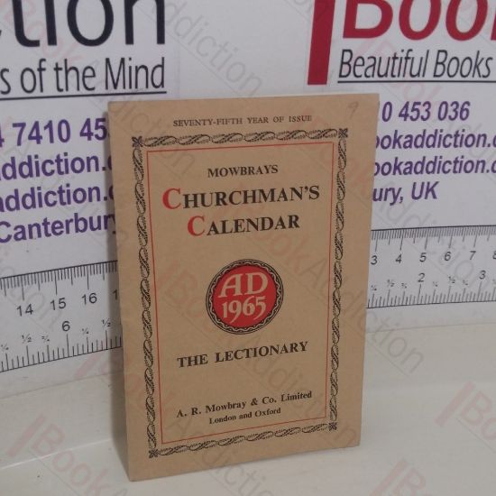 Picture of Mowbray's Churchman's Calendar, AD 1965, The Lectionary