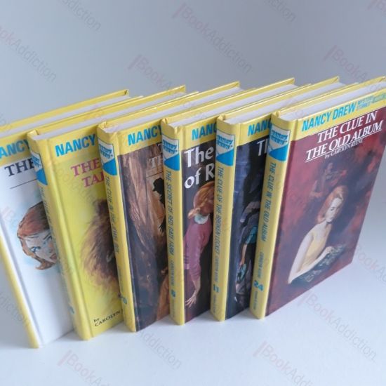 Picture of Clue in the Old Album; Clue of the Tapping Heels; Clue in the Jewel Box; Secret of Red Gate Farm; Clue of the Broken Locket; The Whispering Statute (6 volumes) (Nancy Drew Mystery Stories)
