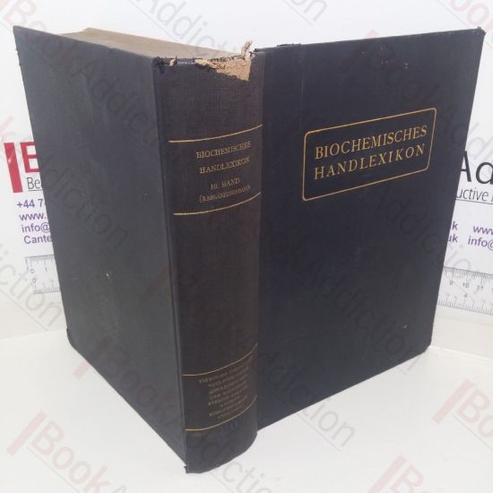 Picture of Biochemisches Handlexikon, 10. Band, (3. ErgÃ¤nzungsband)
