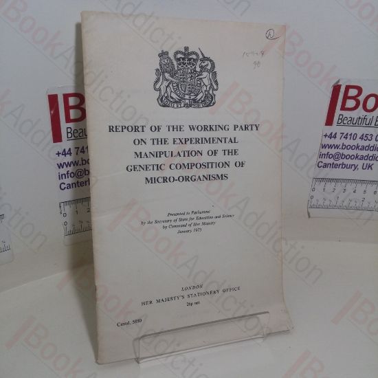 Picture of Report of the Working Party on the Experimental Manipulation of the Genetic Composition of Micro-Organisms