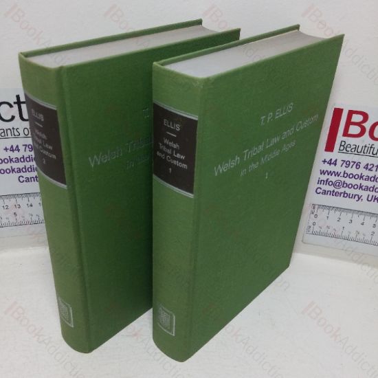 Picture of Welsh Tribal Law and Custom in the Middle Ages, Volumes I and II