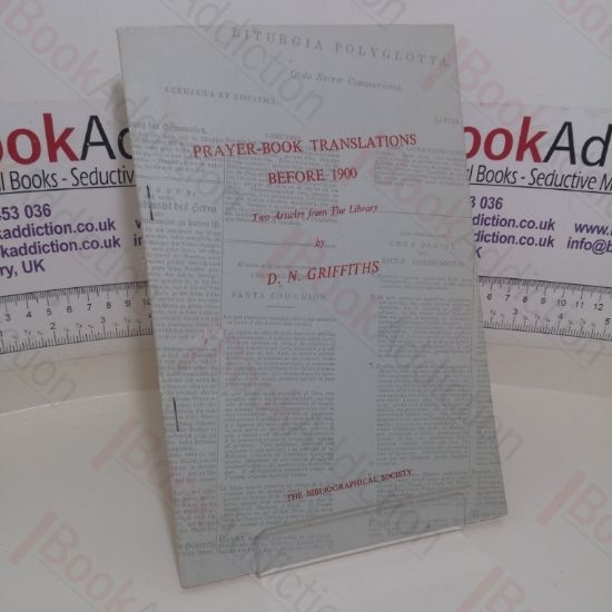 Picture of Prayer-Book Translations Before 1900: Two Articles from The Library