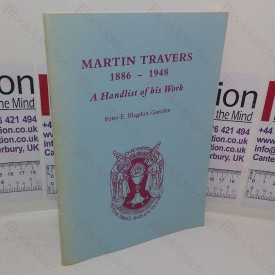 Picture of Martin Travers, 1886-1948: A Handlist of his Work