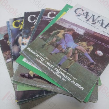 Picture of A Selection of 'Canary', the Official Matchday Magazine of Norwich City Football Club from 1979 (Eight Volumes)