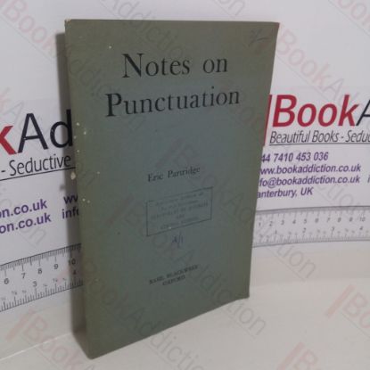 Picture of Notes on Punctuation