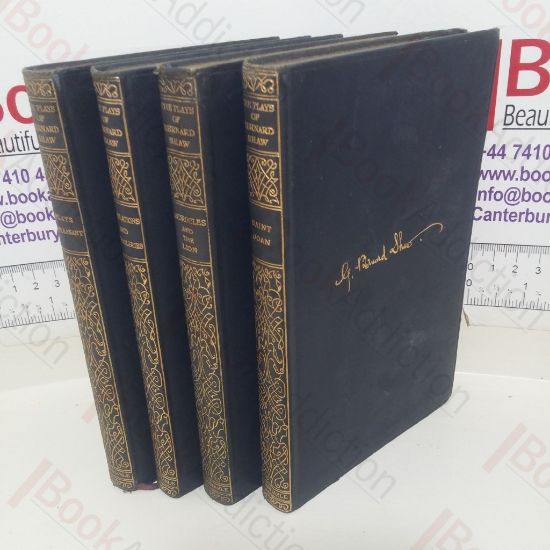 Picture of Translations and Tomfooleries; Plays Pleasant and Unpleasant, Vol. I, Unpleasant; Androcles and the Lion, Overruled, Pygmalion; Saint Joan, The Shewing-up of Blanco Posnet (The Plays of Bernard Shaw) (Pocket edition) (Four volumes)