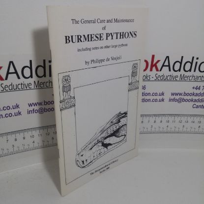 Picture of The General Care and Maintenance of Burmese Pythons, Including Notes on Other Large Pythons (The Herpetocultural Library series)