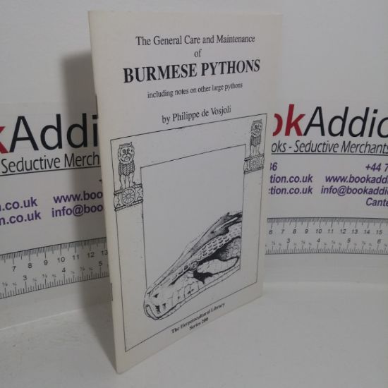 Picture of The General Care and Maintenance of Burmese Pythons, Including Notes on Other Large Pythons (The Herpetocultural Library series)