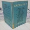 Picture of Crisis '75? (Institute of Economic Affairs Occasional Paper Special, No. 43)