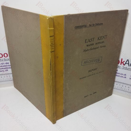 Picture of East Kent Water Supplies: Hydro-geological Survey, Report