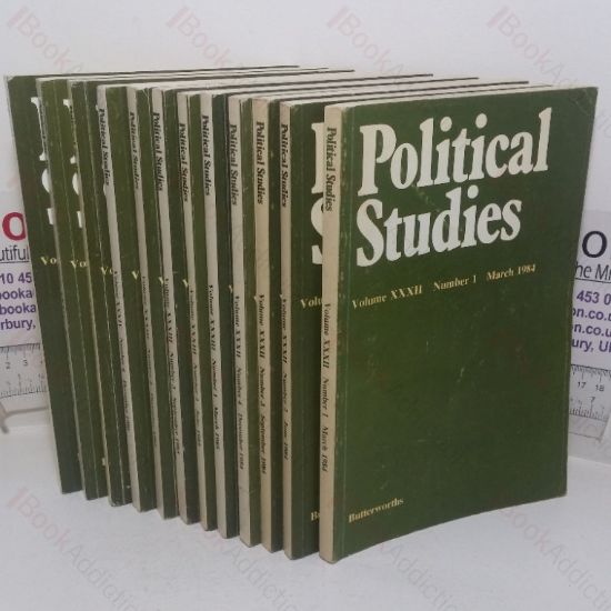 Picture of Political Studies, Volumes XXXII to XXIV, 1984-1986 (Journal of the Political Studies Association) (12 issues)