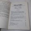Picture of Political Studies, Volume XXV, 1977 (Journal of the Political Studies Association) (4 issues)