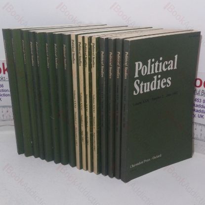 Picture of Political Studies, Volumes XXVIII to XXXI, 1980-83 (Journal of the Political Studies Association) (16 issues)