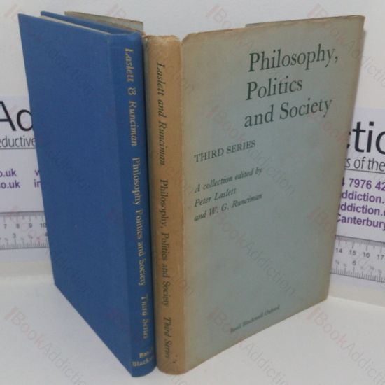 Picture of Philosophy, Politics and Society: A Collection (Third Series)