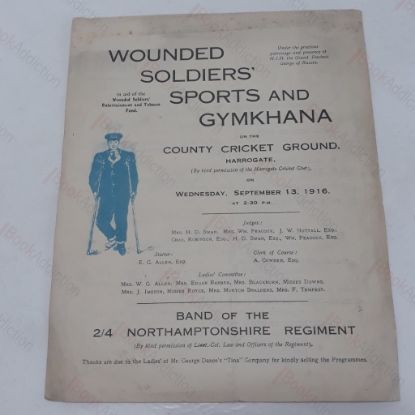 Picture of Programme for the Wounded Soldiers' Sports and Gymkhana, Harrogate, September 1916