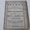 Picture of Sermon Preached Upon the Anniversary Solemnity of the Happy Inauguration of Our Dread Soveraign Lord, King James II in the Collegiate Church of Ripon,  February 6th 1686