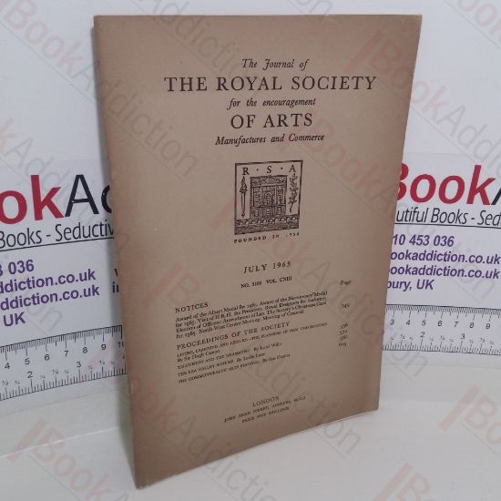 Picture of The Journal of the Royal Society for the Encouragement of Arts, Manufactures and Commerce (No. 5108; Volume CXIII; July 1965)