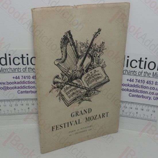 Picture of Grand Festival Mozart: En Commemoration du 150e Annieversaire de la Mort de Wolfgang Amadeus Mozart (Paris, 30 Nov - 7 Dec 1941)