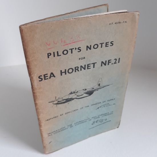 Picture of Pilot's Notes for Sea Hornet NF.21