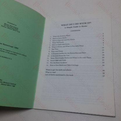 Picture of What To Do With It? A Simple Guide to Herbs; Culinary Herbs (Wisley Handbook No. 16) (Herbs Collection, Two Volumes)