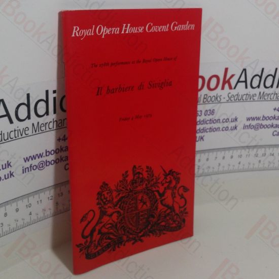 Picture of Il Barbiere Di Siviglia  (Royal Opera House Covent Garden, London, UK, 4 May 1979)