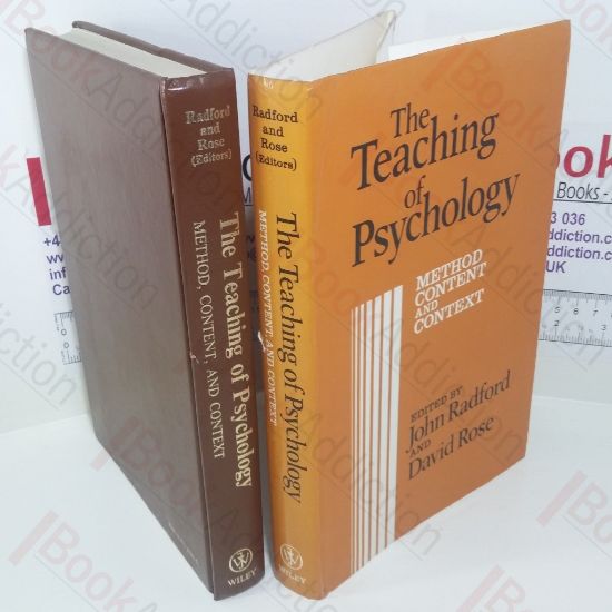 Picture of The Teaching of Psychology: Method, Content, and Context