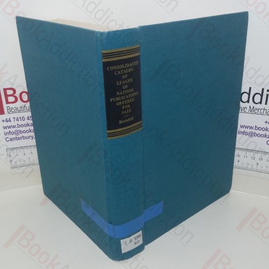 Picture of Consolidated Catalog of League of Nations Publications Offered for Sale