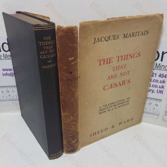 Picture of The Things That Are Not Caesar's: A Translation of Primaute Du Spirituel