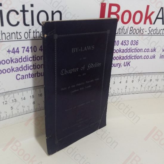 Picture of By-laws of the Chapter of Fidelity, No. 289