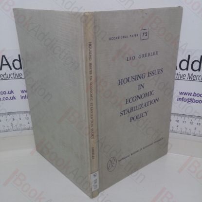 Picture of Housing Issues in Economic Stabilization Policy (Occasional Paper No. 72)