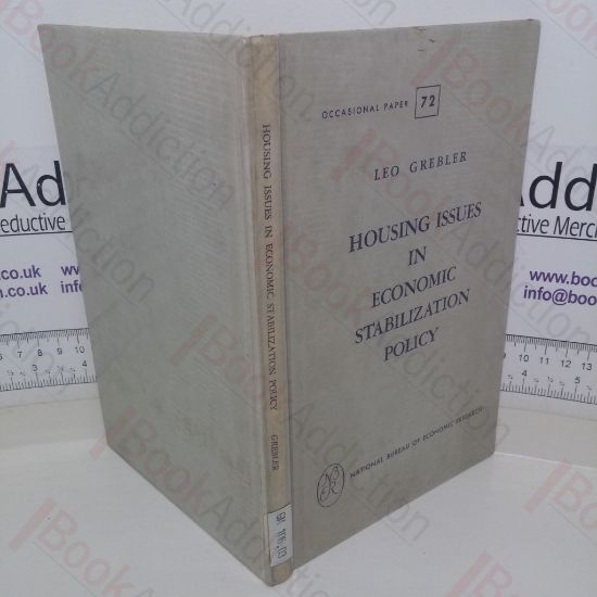 Picture of Housing Issues in Economic Stabilization Policy (Occasional Paper No. 72)