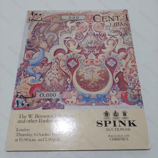 Picture of The W Benson Collection and Other Banknotes (Auction Catalogue, Spink, London. 6th October 1994)